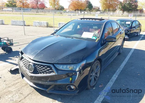 2019 Acura Tlx Tech A-Spec Pkgs из США, поврежденный, VIN 19UUB1F65KA001611